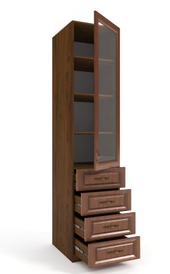 Шафа 1Д (скло прозоре) + 4Ш "Софі" (ш.500 / в.2200 / г.570)